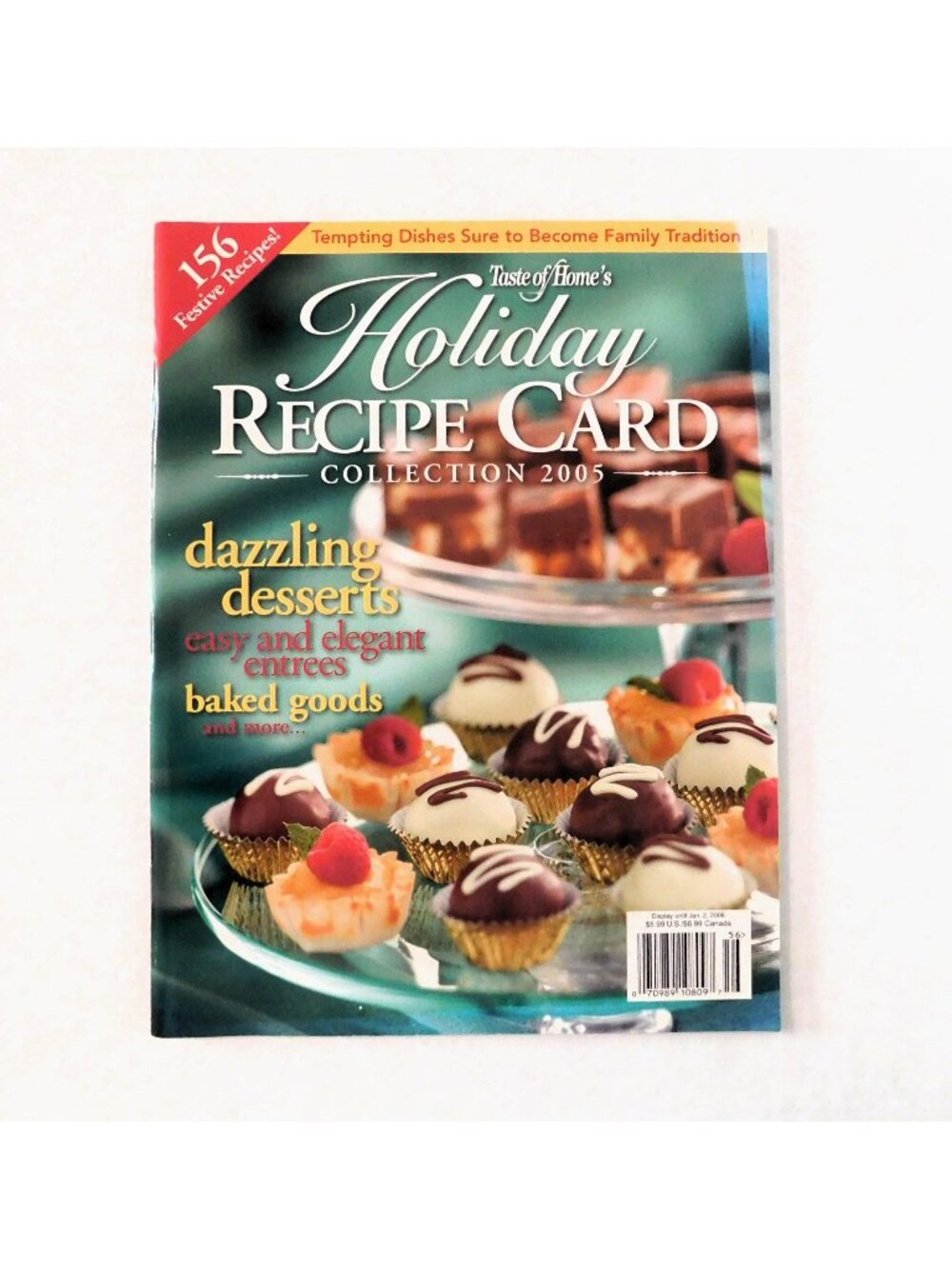 Taste Of Home Holiday Recipe Card Collection 2005 Softcover 156 Recipes